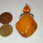 Iso Meripihka riipus honey agge Amber - pikkukuva 2