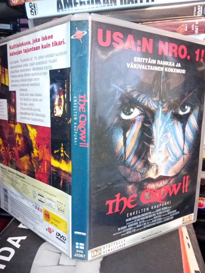 DVD CROW II Enkelten kaupunki ( SIS HUUTOHINTAAN )