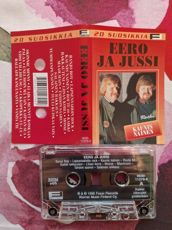 EERO RAITTINEN,JUSSI RAITTINEN KASETTI.
