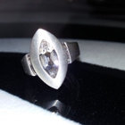 Finnfeelings, Marquise hopea sormus vuorikristalli jewelry - pikkukuva 5