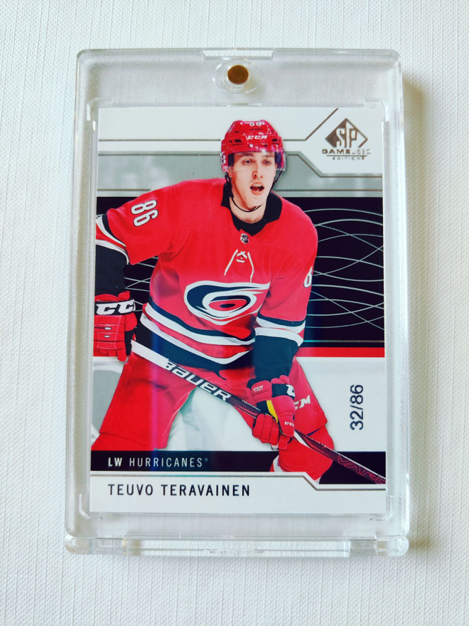 Teuvo Teräväinen - 18-19 SP Game-Used Jersey Number /86