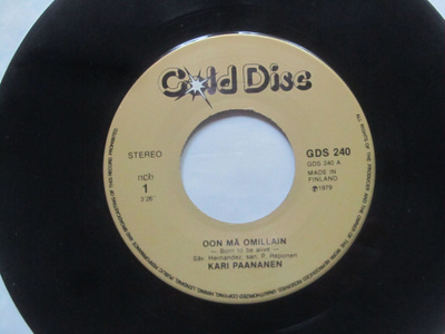 Kari Paananen: Oon mä omillain  7" single 1979