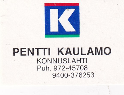 Konnuslahti. Pentti Kaulamo, K b552