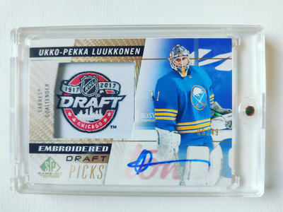 U-P Luukkonen 21-22 SPGU Embroidered Draft Picks Auto /49