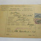 1928 Hki Jääkäri Invaliidi pakettikortti Ruovedelle - pikkukuva 1