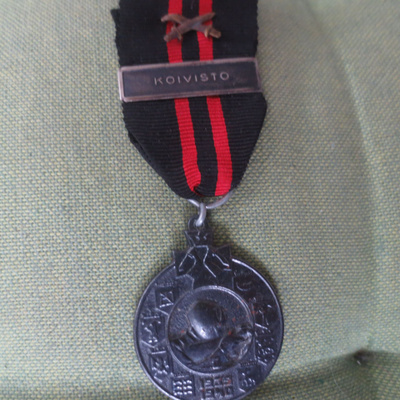 Talvisotamitali  KOIVISTO Soljella  vanhimmalla