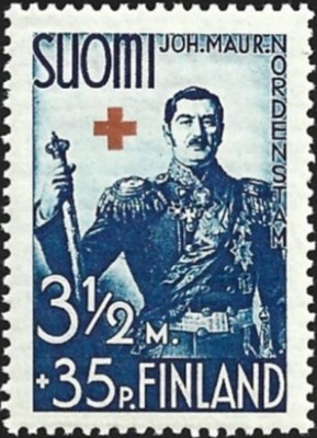 1938 P R J.M Nordenstam 3 ½ mk + 35 p **  LaPe 207