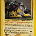 Pokémon Raikou 13/64 Holo Neo Revelation Vintage WOTC Rare - pikkukuva 4