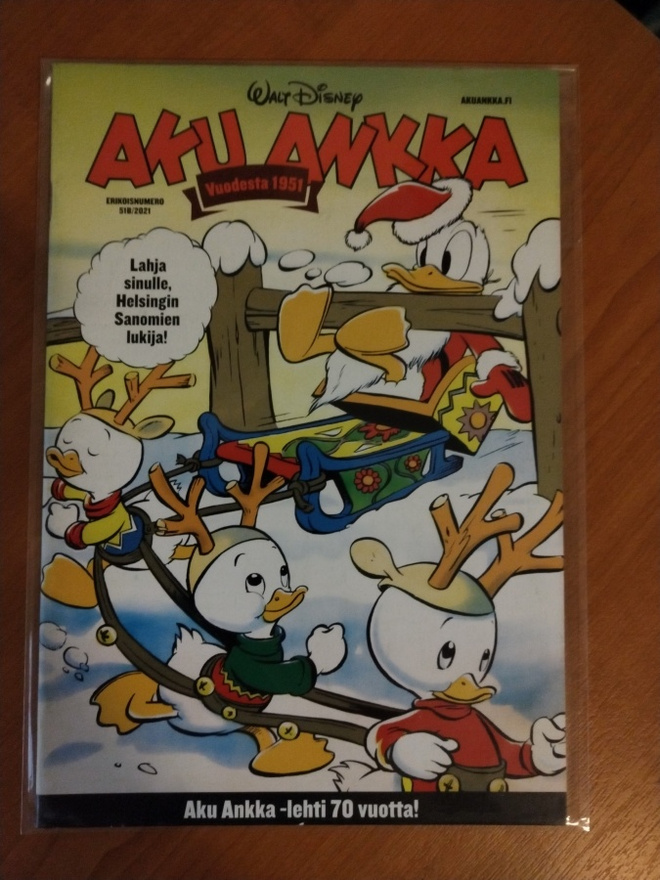 Aku Ankka erikoisnumero - AA lehti 70 vuotta!