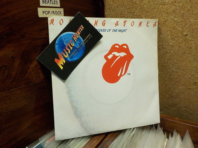 THE ROLLING STONES - UNDERCOVER OF THE NIGHT EX-/EX- 7" .