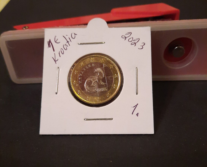 Kroatia 1€, 2023 kiertänyt