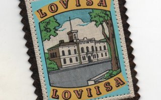 Loviisa: Matkailu /hihamerkki  (kangasta)