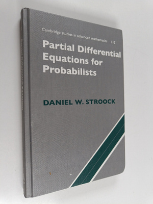 Daniel W. Stroock : Partial differential equations for pr...