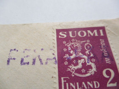 1934 PEKANPÄÄ sin + pv26 kuori Lahteen