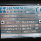 Sähkömoottori Hanning 0,75 kW 2850 r/m - pikkukuva 2
