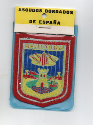 Espamja:Benidorm (matkailu/hihamerkki, kangasta)