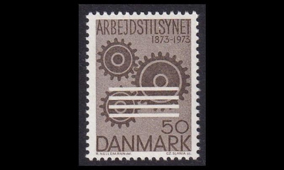 Tanska 541 ** Ensimmäinen työsuojelulaki 100v (1973)