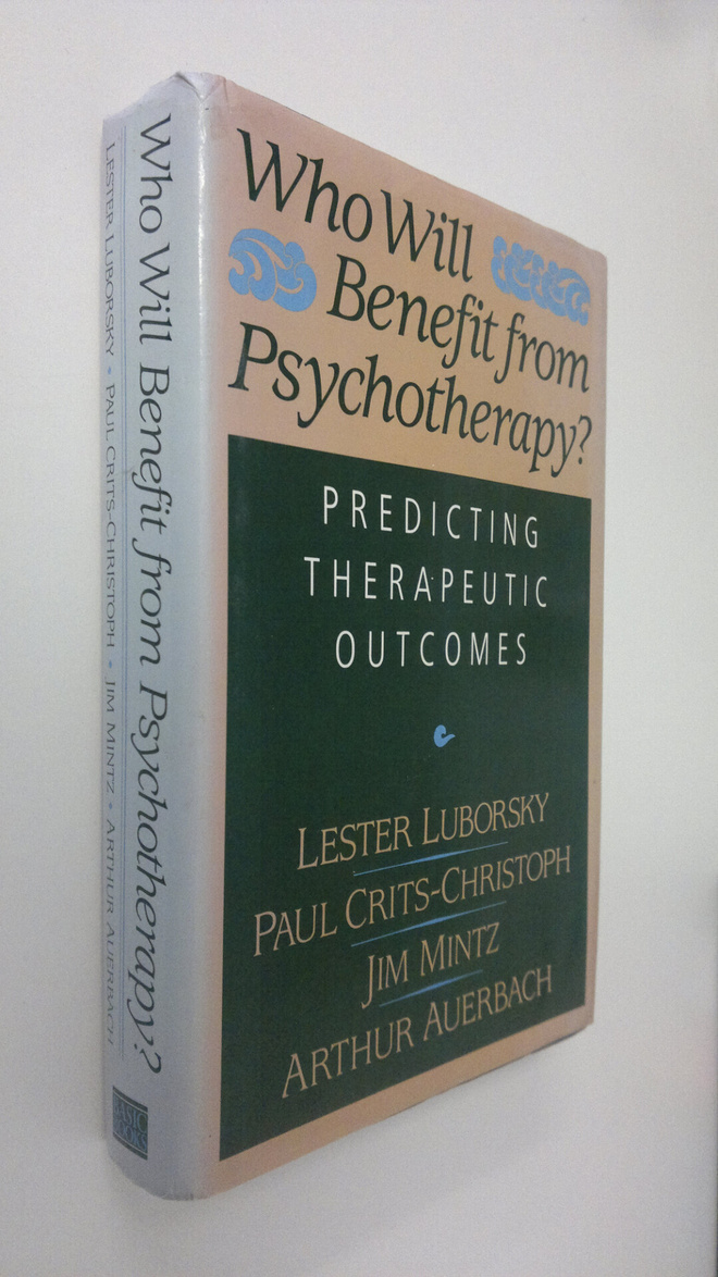 Lester Luborsky : Who Will Benefit from Psychotherapy? : ...