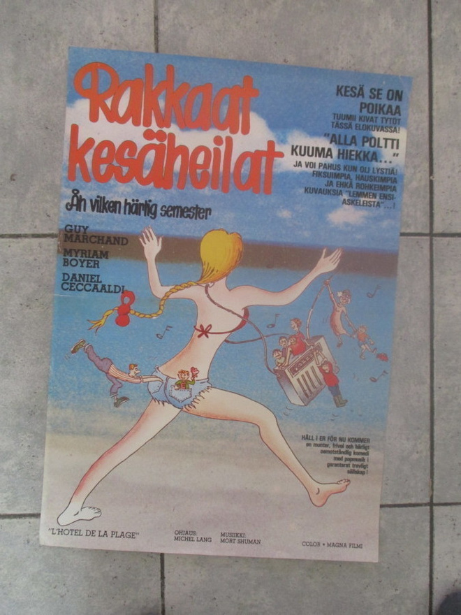 RAKKAAT KESÄHEILAT - vanha elokuvajuliste