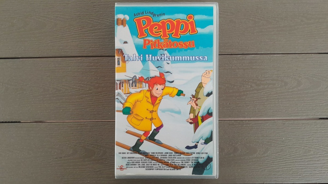 VHS: Peppi Pitkätossu - Talvi Huvikummussa (1997)