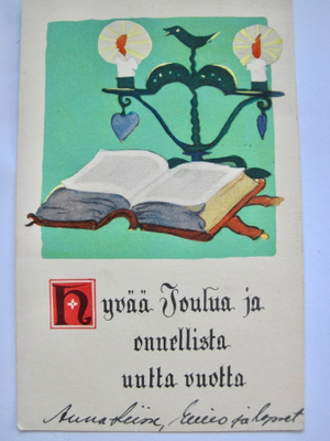 VANHA Postikortti Martta Wendelin 1930-l