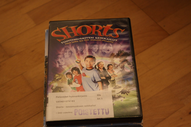 Shorts Toivomuskiven Seikkailut DVD