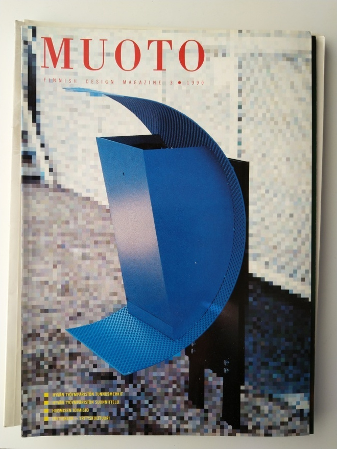 Muoto lehti 1990 vajaa vuosikerta (2 lehteä)