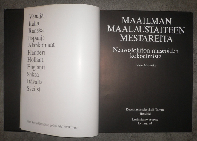 Jelena Martsenko :Maailman maalaustaiteen mestareita