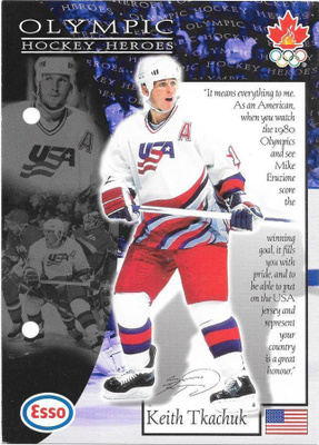 1998 Esso Olympic #23 Keith Tkachuk USA