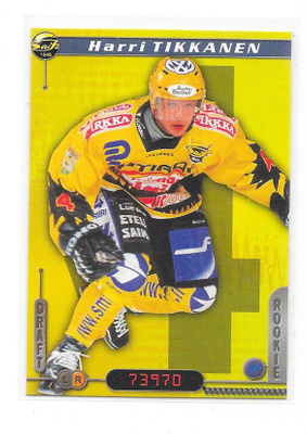 2000-01 Cardset #321 Harri Tikkanen  Saipa