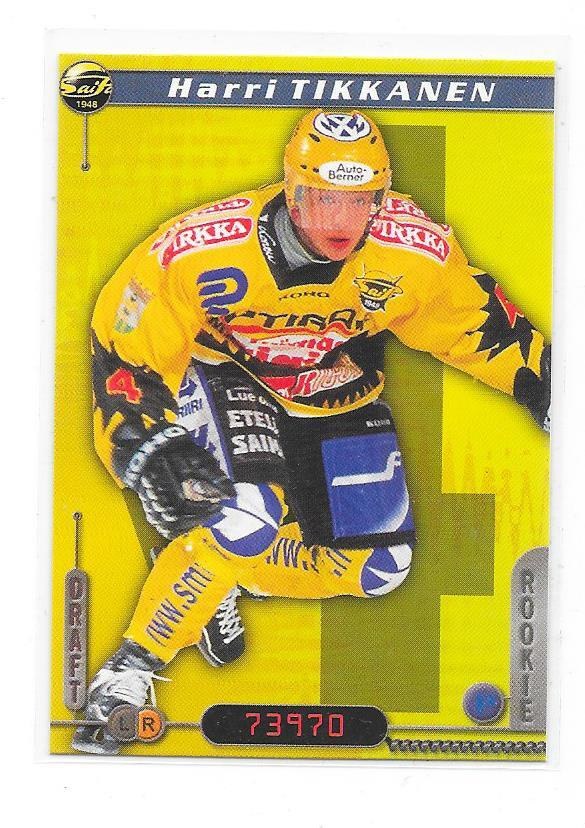 2000-01 Cardset #321 Harri Tikkanen  Saipa