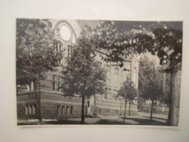 VANHA Postikortti Lahti 1950-l Alkup.Mallikappale