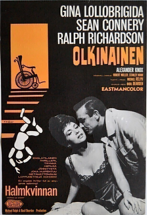 Elokuvajuliste: Olkinainen (Sean Connery, Gina Lollobrigida)