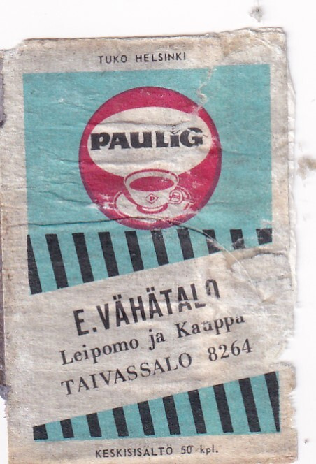 Taivassalo, E. Vähätalo. Paulig   ,  e59