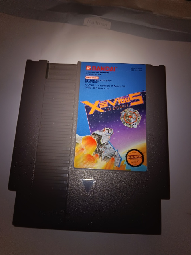 Nintendo Entertainment System (NES) Xevious The Avenger peli