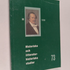 John Strömberg : Historiska och litteraturhistoriska stud... - pikkukuva 1