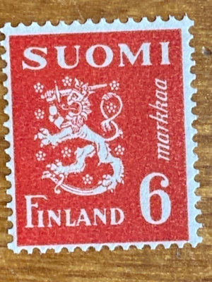LEIJONAMALLI 1930 6MARKKAA**