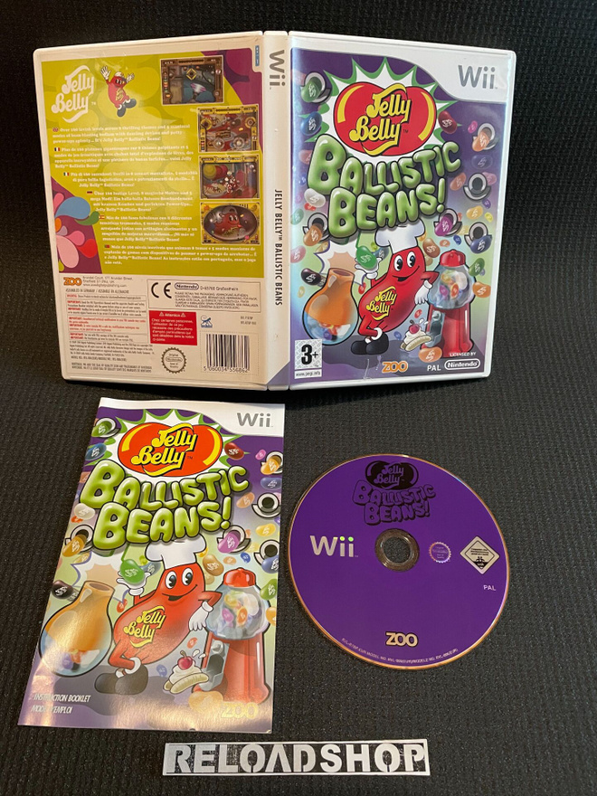 Jelly Belly Ballistic Beans Wii - CiB