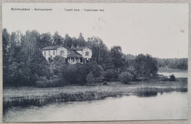 Sipoo Koivuniemi postikortti+negatiivi
