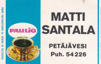 Petäjävesi, Matti Santala , Paulig 7/3