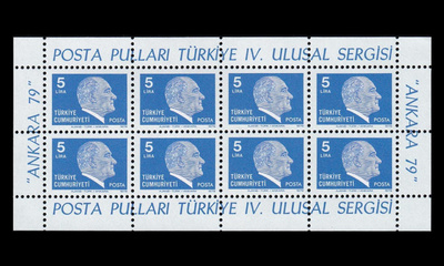 Turkki 2482kb ** Postimerkkinäyttely Ankara 79 Atatürk (19