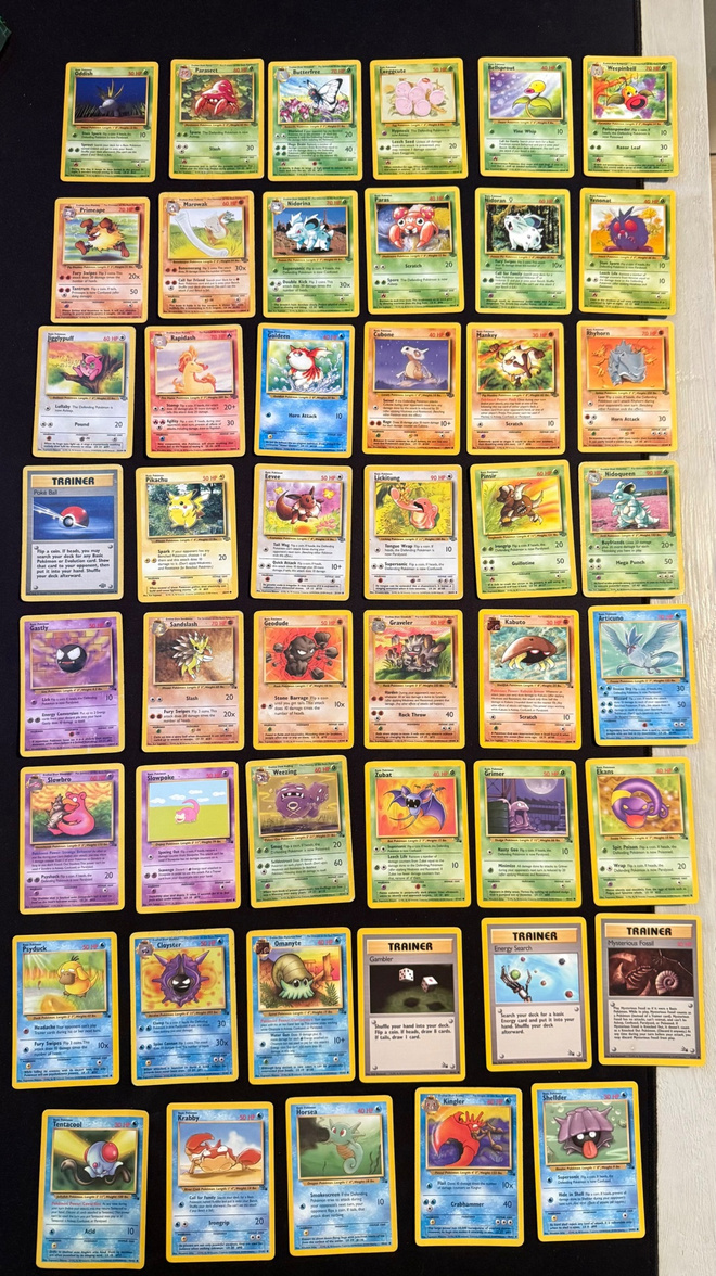 Pokemon Jungle & Fossil sarjaa