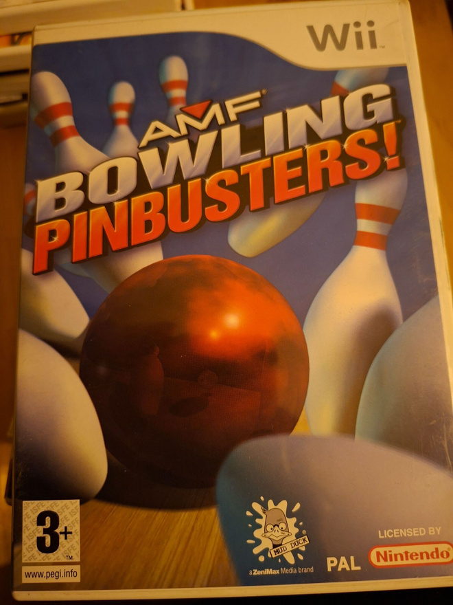WII AMF Bowling Pinbusters! CIB