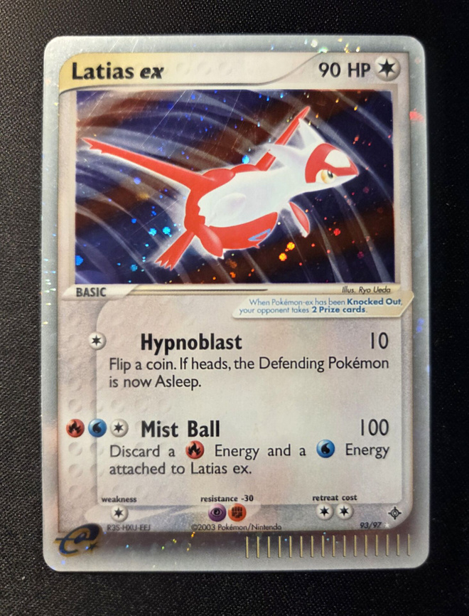 Latias EX #93 Pokemon Dragon
