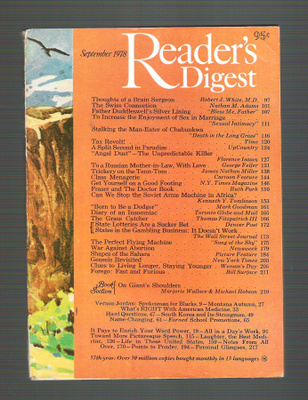 Reader`s Digest , September 1978.