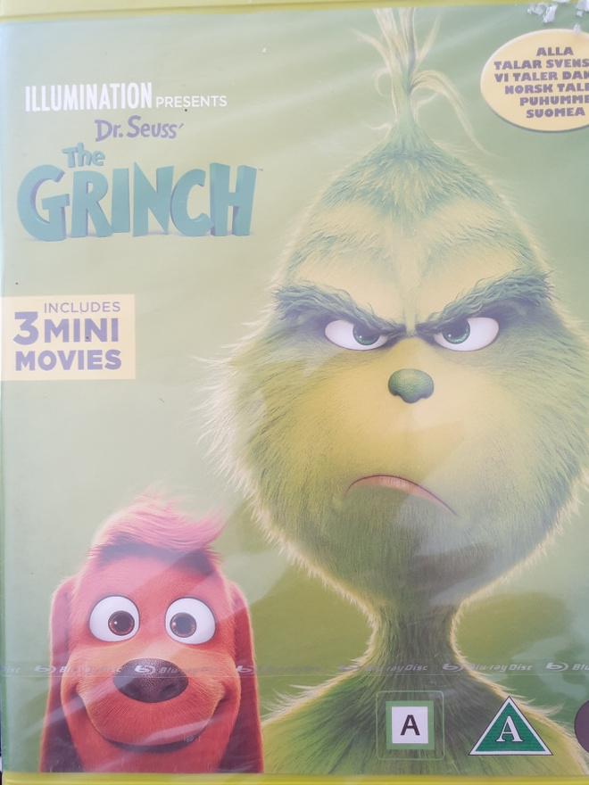 DR. SEUSS' THE GRINCH  BLU-RAY SUOMIPUHE UUSI