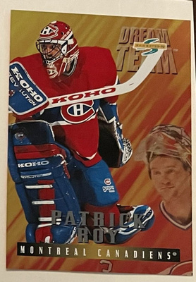Patrick Roy 1995-96 Score Dream Team
