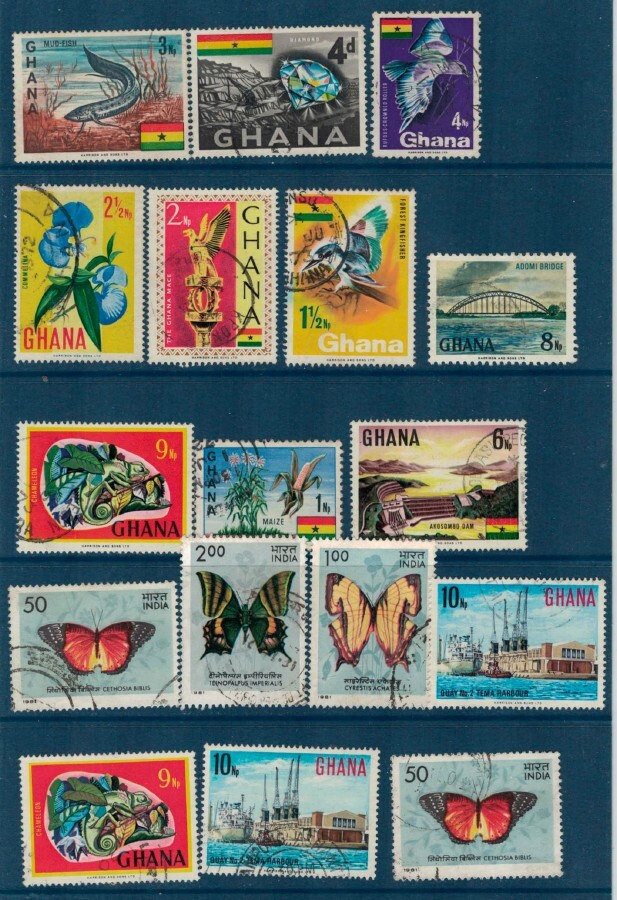 Ghana ja muutama perhosmerkki erä (298)