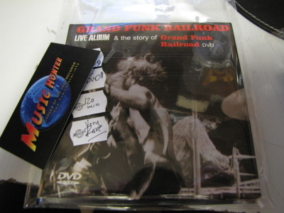 GRAND FUNK RAILROAD - LIVE ALBUM CD + DVD VERY RARE