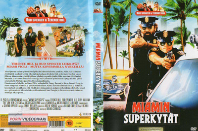 MIAMIN SUPERKYTÄT (51 053) k -FI- DVD terence hill 1985